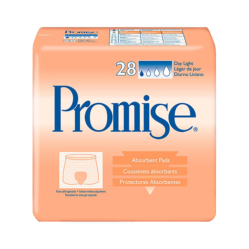 Tena Promise Light Absorbency Day Pad 16 inch Long Case of 84