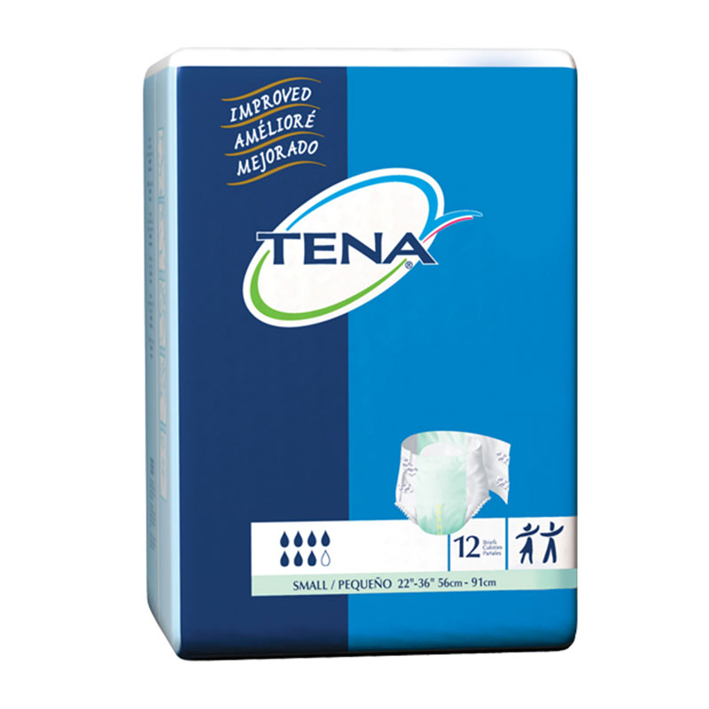 Tena Briefs Small 20-34 12/bag