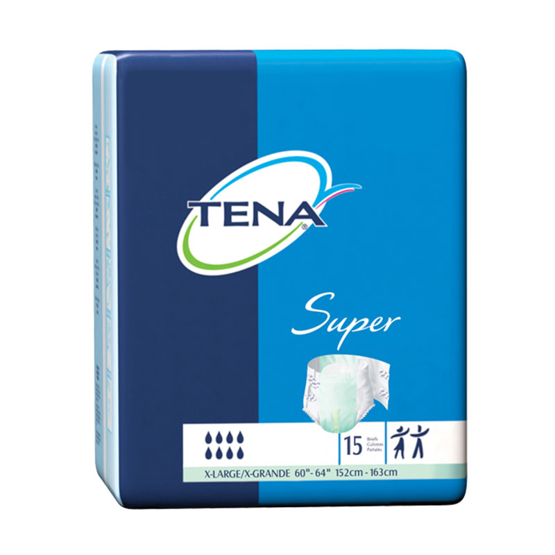 TENA Super Briefs 60-64 X-Large - 60/case