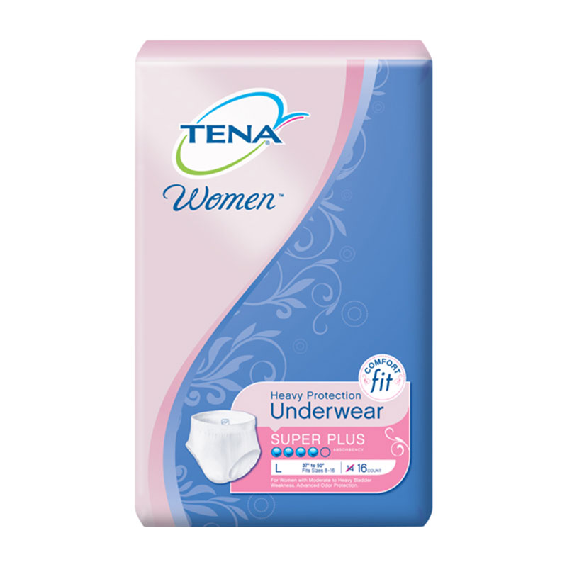 Tena Protective Underwear Large 39 inch - 50 inch 16/bag