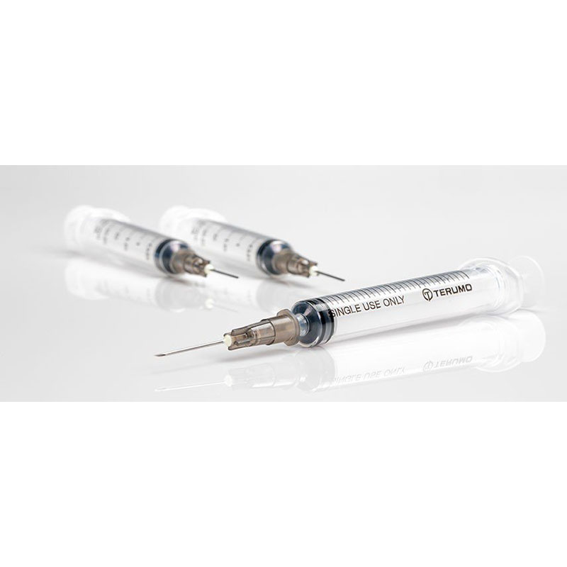 Terumo Syringe with Hypodermic Needle 3ml 1.5 inch 21G Box of 100