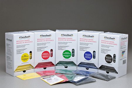 Thera-Band Resistance Band Dispenser Pack - Thin Box of 15 - Yellow