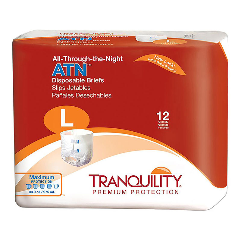 Tranquility ATN All-Through-the-Night Brief Large 45-58 2186 12/bag