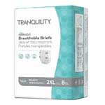 Tranquility Essential Breathable Briefs-Heavy 2XL/Bariatric 60-80 inch Package of 8 thumbnail