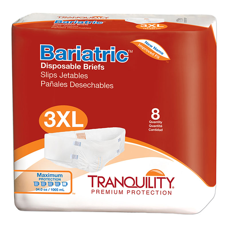 Tranquility XL + Bariatric Brief X-Large 64-90 2190 4/Bag