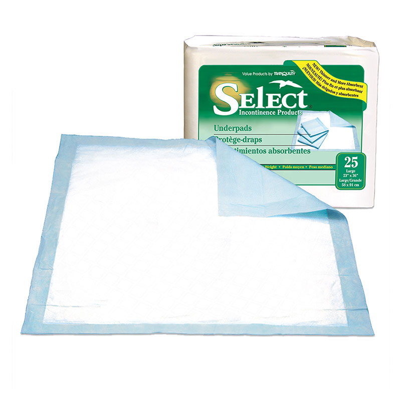 Tranquility Select Disposable Underpad 23x36 2675 6/Bag