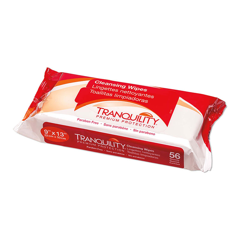 Tranquility Personal Wipe Cleansing Washcloths Case of 200