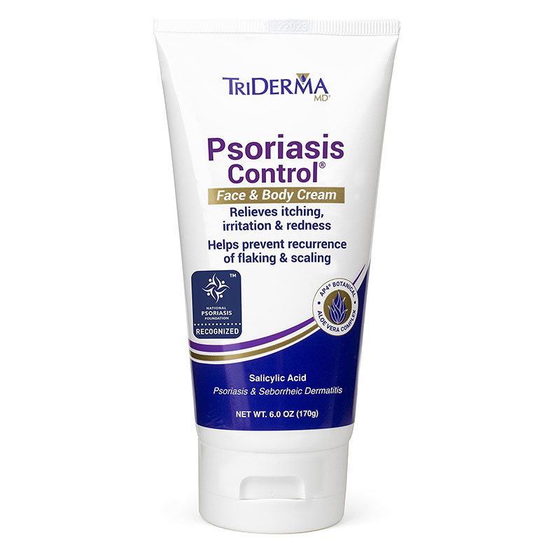 TriDerma Psoriasis Control Face & Body Cream 6 ounce