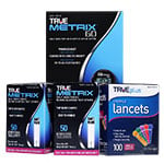 TRUE METRIX GO Blood Glucose Meter With 100 Strips and 33G Lancets thumbnail