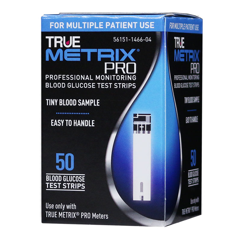 TRUE METRIX PRO Blood Glucose Test Strips Box of 50