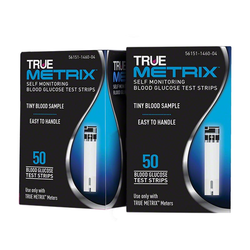 True Metrix Blood Glucose Test Strips 100/bx