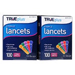 TRUEplus Universal Twist Top 33 Gauge Lancets - Pack of 2 thumbnail