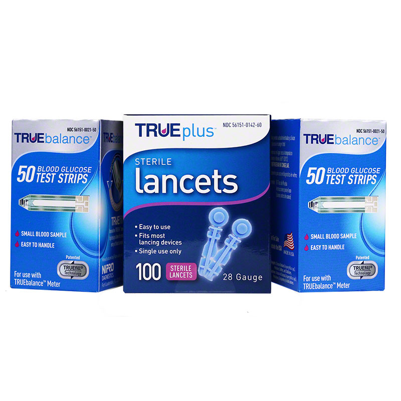 TRUEbalance Test Strips 100ct & 100 Lancets