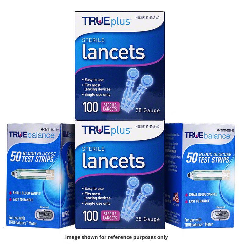 TRUEbalance Test Strips 500ct & 500 Lancets ADW Diabetes