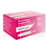 Ulticare 20ML Oral Syringes with Cap Sterile Box of 30 thumbnail