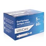 Ulticare 5ML Oral Syringes with Cap Sterile Box of 60 thumbnail