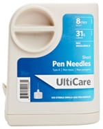 UltiCare Short Pen Needles 5/16 inch 31 Gauge Box of 100