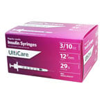 UltiCare U-100 Syringes 29G 0.3cc 12mm 29g thumbnail
