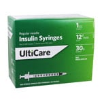 UltiCare Ulti-Fine U-100 Insulin Syringes 30g 1cc 1/2in 100/bx thumbnail