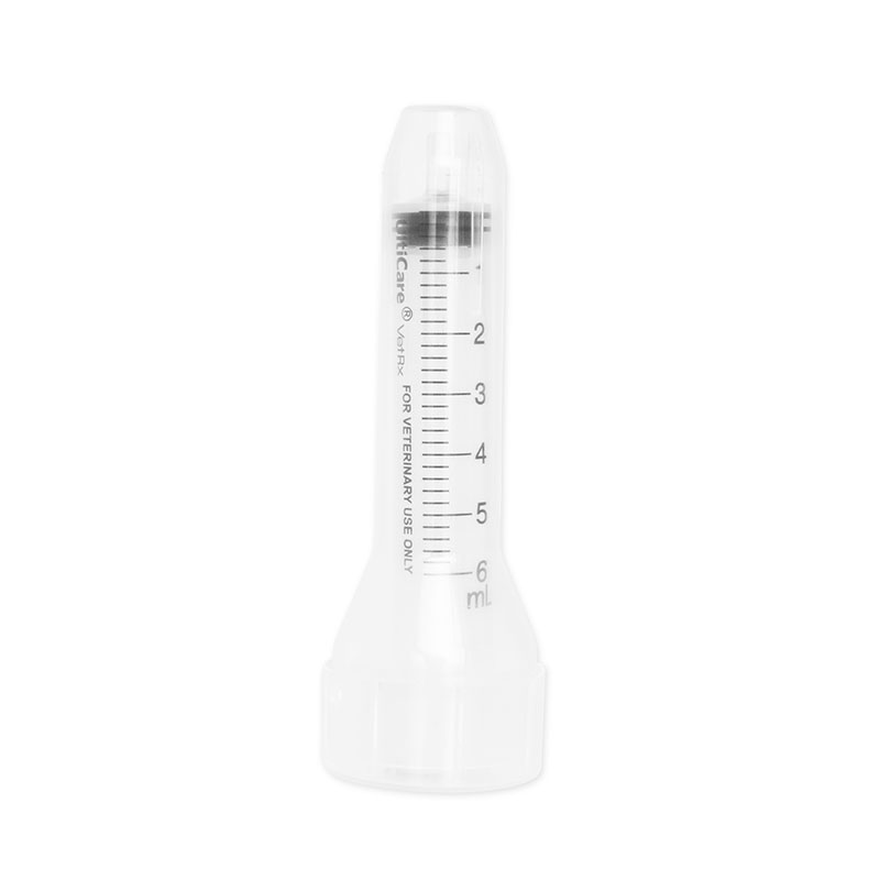 Ulticare VetRx 6ml Luer Slip Hard Pack Syringes Box of 50