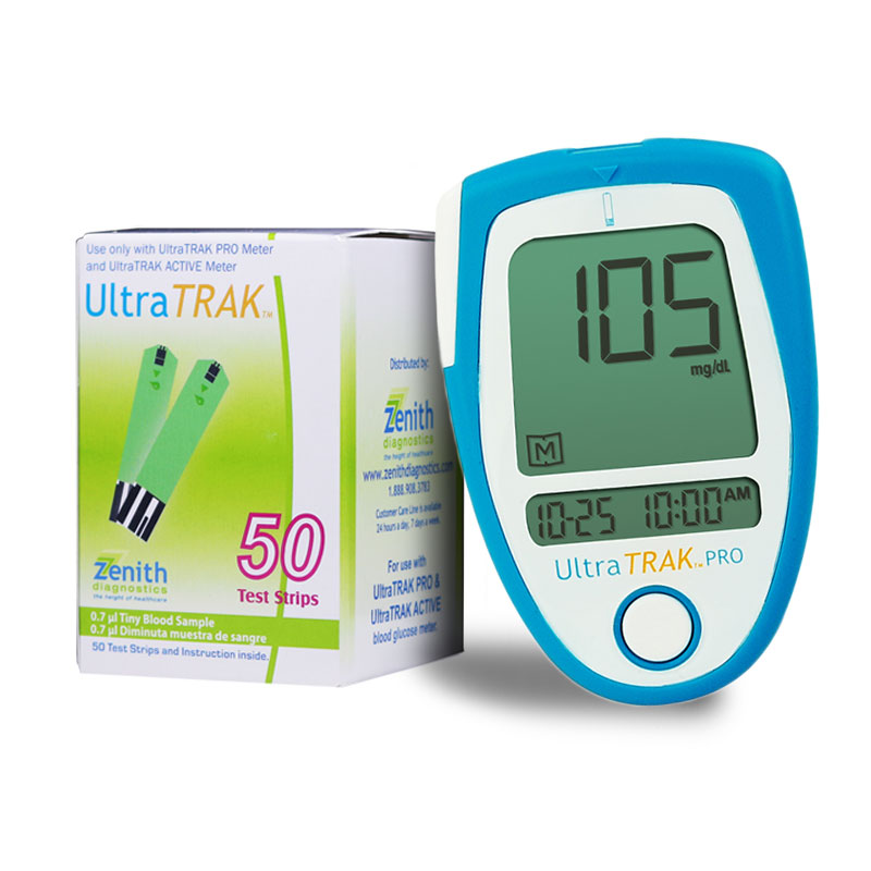 Vertex UltraTRAK PRO Meter Kit with 50 Test Strips | ADW Diabetes