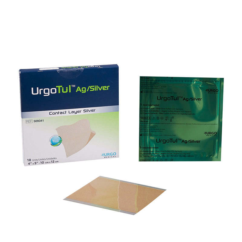 Urgo Medical Restore Contact Layer Dressing with Silver Technology 4x5 inch Box of 10