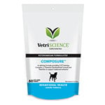 VetriScience Composure Bite Sized Chews For Dogs 60ct thumbnail