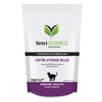 VetriScience Vetri Lysine Plus Bite Sized Chews For Cats 120ct thumbnail