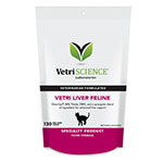 VetriScience Vetri Liver Bite Sized ChewS For Cats 120ct thumbnail