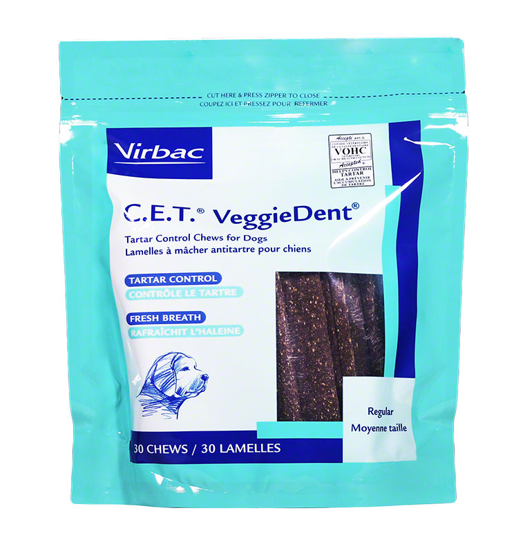 Virbac CET VeggieDent Tartar Control Medium Chews For Dogs 30ct ADW Diabetes