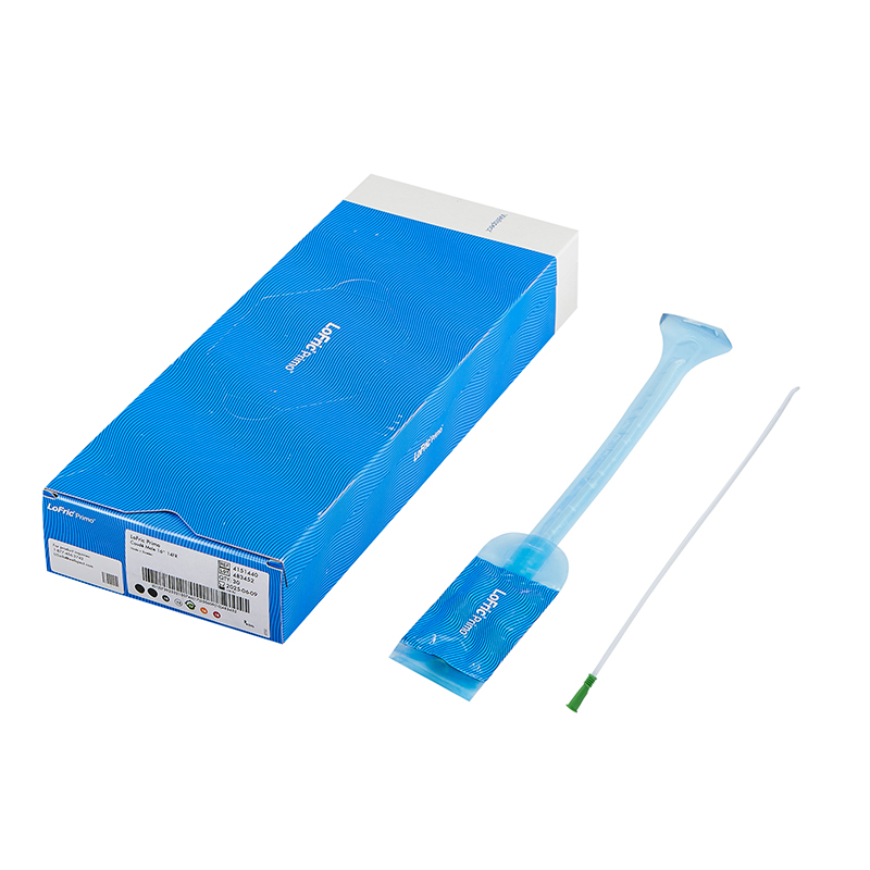 Wellspect LoFric Intermittent Primo Coude Catheter 14FR 16 inch Box of 30